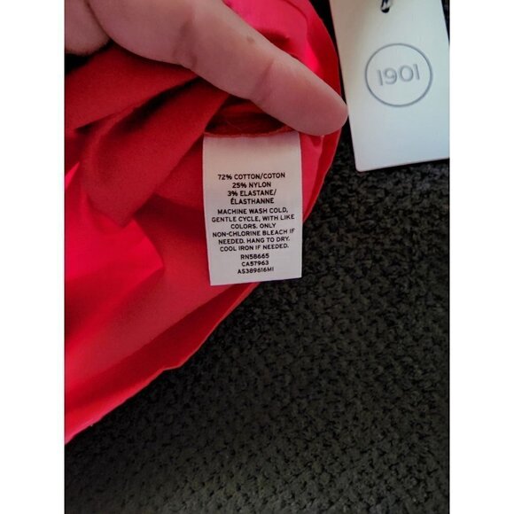 Nwt 1901 red sleeveless top size small - Picture 5 of 6